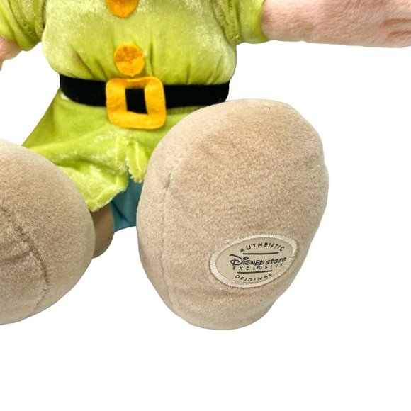 Disney Store Exclusive Snow White Dopey Dwarf Plush - Bean Bag Bottom - Picture 3 of 10